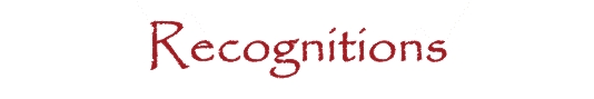 Recognitions page graphic header