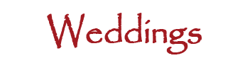 Wedding page title graphic